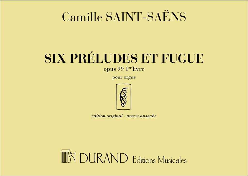 Prelude Et Fugue Op 99 Vol 1 Orgue